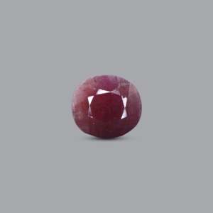Rubí Indio Rosa Natural de 8.6 Ct, Gema Suelta con Forma de Pera Ovalada para Joyería Fina - Product Image 1