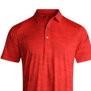 Vêtements d'été personnalisés pour hommes, chemise à manches courtes, tissu en coton tricoté respirant, col classique, logo sur le devant - Product Image 2