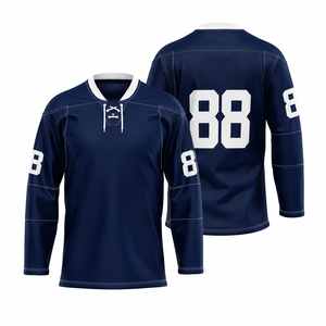 Jersey de Hockey sobre Hielo de Alta Calidad con Nombre del Equipo Impreso, Personalizable, 100% Poliéster, Antibacteriano, Unisex - Product Image 5