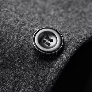 Abrigo Largo de Lana para Hombre, Color Sólido, Estilo Gabardina, Cálido y Elegante para Invierno - Product Image 3