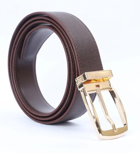 Cinturones de Lujo para Hombre OEM, Logotipo Personalizado, Cuero Genuino de Alta Calidad, Estilo Formal, Hebilla de Aleación de Calidad, Disponible para Venta al Por Mayor - Product Image 1