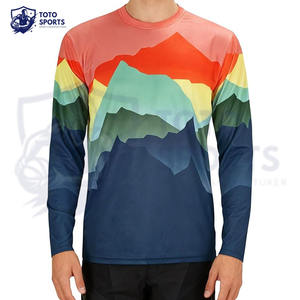 เสื้อจักรยานพิมพ์ลายโลโก้ตามสั่ง ทรงเข้ารูป ระบายอากาศได้ดี คุณภาพสูง บริการดีเยี่ยม สำหรับผู้ชาย เหมาะสำหรับออกกำลังกาย - Product Image 3