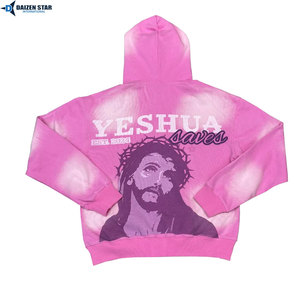 เสื้อฮู้ดซิปแบบยูนิเซ็กซ์ ผ้าฝ้ายฟลีซ 100% พร้อมพิมพ์ลายตามสั่ง เสื้อกันหนาวมีฮู้ดแบบซิปเต็มตัว - Product Image 2