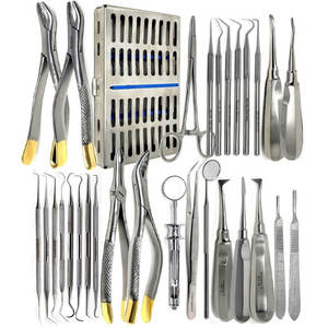 Kit d'instruments de chirurgie dentaire orale en acier inoxydable, ensemble d'instruments chirurgicaux manuels, kit d'outils dentaires, usage médical, Dentavex CE - Product Image 4