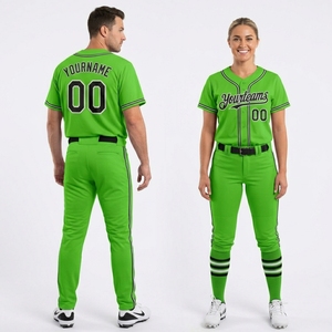 Custom High Quality Fashion Baseball Jersey <b>T</b>-<b>Shirt</b> for Men Printing Uniform Sports Button Baseball <b>Shirts</b> Baseball Jersey - Product Image 6