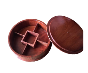 Plateau de fromage rectangulaire en bois écologique personnalisé avec plateau de service de fête gravé au design japonais - Product Image 6