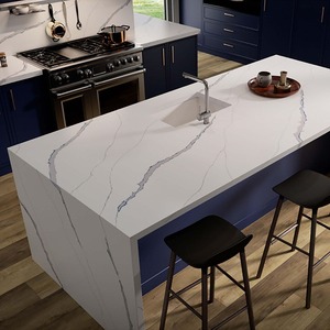 Calacatta Tornedo Quartz Slabs – Premium Marble Look <b>Engineered</b> Stone for Countertops & <b>Flooring</b> - Product Image 3