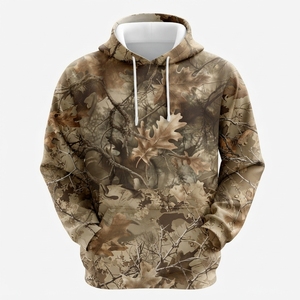 Sweat-shirt à capuche unisexe surdimensionné en polaire, hiver, uni, lavé, respirant, coupe-vent, avec poche - Product Image 3