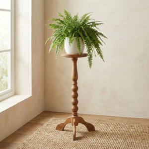 Juego de Soportes de Madera para Flores, Estantes para Plantas de 3 Niveles, Diseño Minimalista Tallado a Mano para Uso en Interiores con Plantas Verdes, Soporte de Madera - Product Image 6