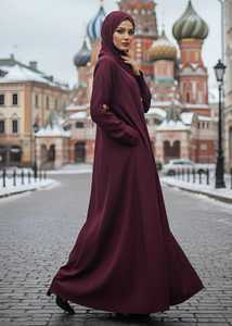 Trendy Everyday Modest Abaya Soft Nida <b>Islamic</b> Dress Comfortable Casual Wear Factory Wholesale Traditional Muslim <b>Clothing</b> - Product Image 2