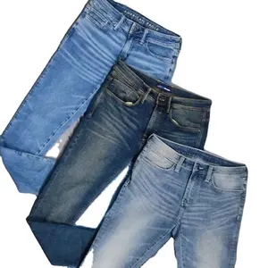 Yihao Quần Bò Denim Màu Đen Quần Thường Ngày Nam Rách Bó Màu Bán Sỉ Số Lượng Lớn Tùy Chỉnh Mùa Hè Cotton Sọc OEM Tùy Chỉnh Mùa Xuân