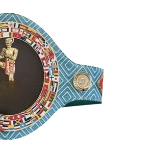Ceinture de lutte avec motif de guerrier antique et drapeau, ceinture de championnat plaquée or personnalisée, qualité supérieure - Product Image 4