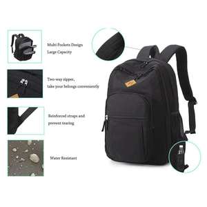 Mochila para Portátil Multibolsillos, Resistente al Agua, con Cierre, de Nailon Duradero, Diseño Antirrobo, para la Escuela o Universidad, 20-36L - Product Image 6