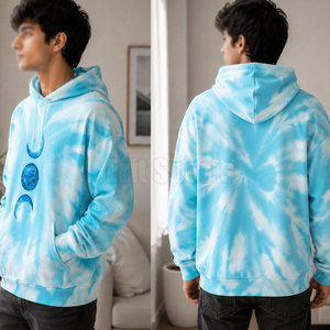 Sudaderas con capucha tie-dye de diseño personalizado para hombre, ropa de invierno, sudaderas con capucha tie-dye elegantes para hombre para ropa urbana - Product Image 4