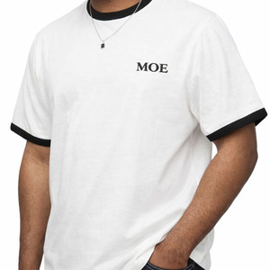 T-shirt Ringer en Coton à Bordures Contrastantes pour Homme, Personnalisable avec Logo, Idéal pour Commandes en Gros et Marques Privées (OEM) - Product Image 3