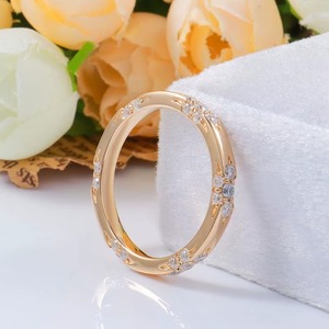 ZAWO HOUSE 925 Sterling Silver Unique Pave Setting Moissanite Engagement Ring 14k Gold Plated Rose Gold Plated Luxury Vintage - Product Image 4