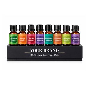 Aceite Corporal de Aromaterapia con Múltiples Fragancias, Aceite Esencial Puro de Lavanda, Rosa, Menta, Jazmín y Árbol de Té, para Spa en Casa y Masajes Corporales, OEM - Product Image 1