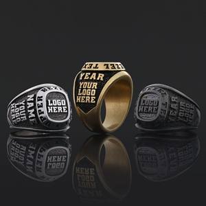 Anillo de Graduación Universitario BOJ MCollege 005 Personalizado en Plata con Diamantes, Unisex, Certificado por GIA, Micro, Bajo Precio - Product Image 1