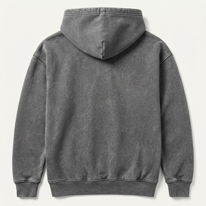 Sudadera con Capucha Personalizada con Gráfico de Gato Gris, Ropa Deportiva Casual para Hombre, Fabricante Mayorista OEM ODM - Product Image 4