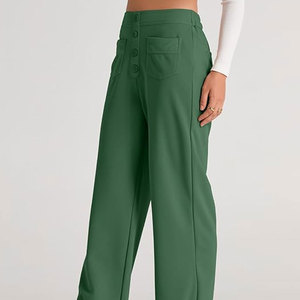 Pantalons pour femmes à taille élastique avec logo personnalisé, nouvelle arrivée, pantalons de survêtement pour femmes grandes tailles - Product Image 6