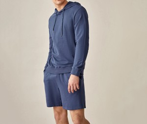 Nuevo Conjunto de Verano de Lujo para Hombre, Talla Grande, Dos Piezas, Sudadera con Capucha y Pantalones Cortos, Estilo Urbano, Secado Rápido, Transpirable, Felpa Francesa, Casual - Product Image 3