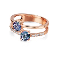 Bague en argent 925 Sterling 925 — pierres précieuses androïte, anneau rond, nouvelle collection, bijoux fins pour femme