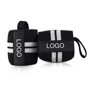 Muñequeras para Levantamiento de Pesas con Logotipo Personalizado, Soporte de Compresión para Muñeca, para Deportes, Fisicoculturismo y Entrenamiento - Product Image 1