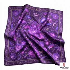 Pañuelo Corto Estampado Premium, Fabricante Textil OEM ODM de Marca Blanca Personalizada, Proveedor de Accesorios de Moda para Exportación - Product Image 5