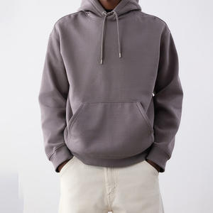 Premium Cotton Polyester Beige Hoodie Custom Logo Embroidery Printing for Winter Season Wholesale Personalization - Product Image 1