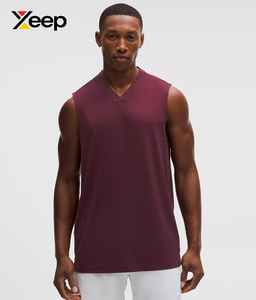 เสื้อกล้ามออกกำลังกายผู้ชาย XEEP รุ่น XC-GTT-47 คุณภาพสูง ระบายอากาศได้ดี แห้งเร็ว พิมพ์ลายแบบ Heat-Transfer ผ้าถัก 100% คอตตอน คอกลม สีพื้น - Product Image 1