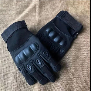 Mens <b>Half</b> Finger PU Leather Fitness Gloves Non <b>Slip</b> Adjustable Wrist Strap Gym Weight Lifting Training Workout Grip Gloves strap - Product Image 5
