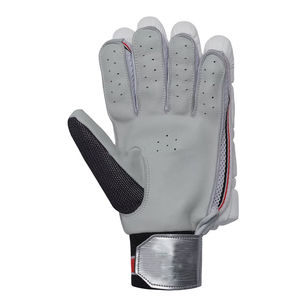 Guantes de Bateo de Críquet Profesionales Cosidos a Mano, Acolchados, con Cierre de Hebilla, Ligeros, de Cuero PU y EVA Transpirable, Rojos y Blancos, Deportivos - Product Image 6