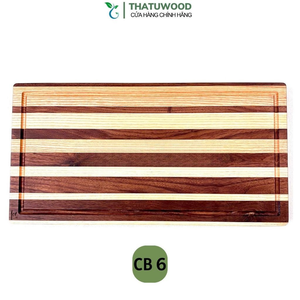 เขียงไม้ทรงกลมพร้อมด้ามจับ ยี่ห้อ Thinh Tung Thinh ผลิตในเวียดนาม บรรจุภัณฑ์ชิ้นเดียว - Product Image 5