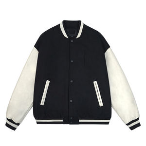 Chaqueta Varsity de Lona a la Moda, Unisex, Reversible, Impermeable, Transpirable, con Capucha, Cálida para Invierno, Cómoda, Elegante, Precio Económico - Product Image 6