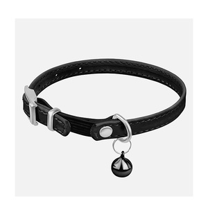 Collar de PU de Color Sólido para Mascotas, Ajustable, Impermeable, de Cuero Sintético, para Cachorros, Perros y Gatos, Color Caramelo - Product Image 1