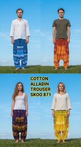 New Fashionable Bohemian Cotton Harem Pants Aladdin Style <b>Trousers</b> for <b>Women</b> Breathable, Eco-Friendly Fabric, Free Size - Product Image 3