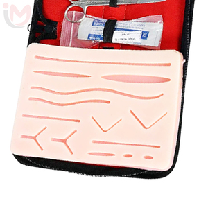 Kit d'entraînement à la suture en acier inoxydable avec coussin d'entraînement, ensemble d'instruments médicaux pour étudiants - Product Image 2