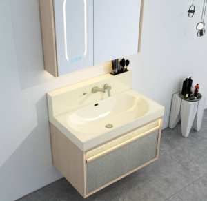 Suministro directo de fábrica Modelo de alta calidad 25A1 Piedra artificial de lujo para tocadores de baño - Product Image 2