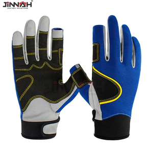 Rowing Boat Fishing <b>Kayaking</b> All Water Sports-Perfect UV Protection PU Leather <b>Gloves</b> Hook Loop Closure Breathable - Product Image 2