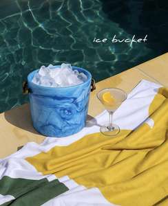 Seau à glace en résine de luxe pour vin, seau à glace en résine haut de gamme pour vin, seau à glace en résine pour champagne et vin - Product Image 6