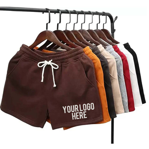Shorts de sport en satin pour hommes avec logo personnalisé, 100 % coton, taille élastique, décontractés, pour la gym, imperméables, respirants, vente en gros, OEM, ODM, mode - Product Image 1