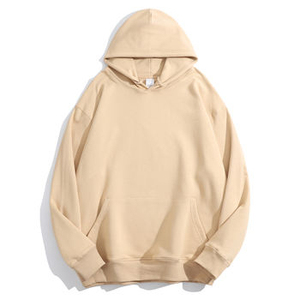 เสื้อฮู้ดดี้ผู้ชายขายส่งปี 2026 ผ้าฝ้าย 100% สีพื้นลำลอง ระบายอากาศได้ดี ออกแบบโลโก้ได้ตามต้องการ - Product Image 3