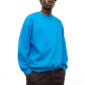 Sweat à capuche pour homme de haute qualité, doublure en polaire, coupe classique, manches raglan, détail poche, séchage rapide, respirant, polyester/coton - Product Image 3