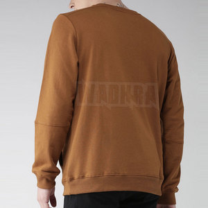 Wholesale Custom Logo Printed Cotton Blended Sweatshirts Loose Crew Neck Oversize <b>Pullover</b> <b>Men</b> Sweatshirt - Product Image 3