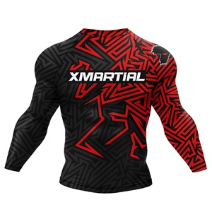 Maillot de compression unisexe de haute qualité pour Jiu Jitsu, imprimé par sublimation personnalisée, protection UV, respirant pour le surf/BJJ/MMA - Product Image 2