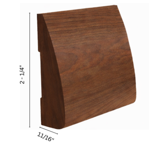 บัวไม้ประดับผนังคุณภาพดี วอลนัท  ปรับแต่งได้ ผลิตจากโรงงาน EFS ป้องกันแมลง ทนทาน - Product Image 2