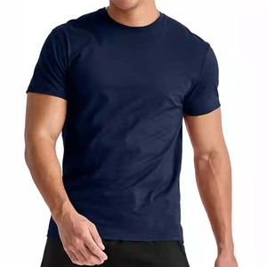Camiseta Deportiva para Hombre, Transpirable, 100% Algodón, Anti-Pilling, Corte Holgado, Manga Corta, para Gimnasio y Ejercicio - Product Image 1