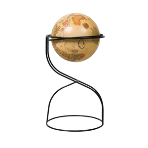 Premium Iron Desk Globe with Plastic Globe | Decorative World <b>Map</b> Globe for Office Table, Study Desk, Education & Home Decor - Product Image 1