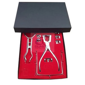 CLASTY INSTRUMENTS Kit de Aislamiento con Dique de Goma, Juego de Instrumentos Dentales de Acero Inoxidable para Control de Humedad, Herramientas Clínicas Manuales - Product Image 5