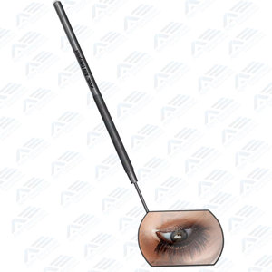 Professional <b>Makeup</b> Tool Beauty Self-Care Instrument Stainless Steel Magnifying Eyebrow <b>Mirror</b> with Handle - Product Image 3